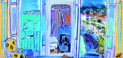 لوحة «نافذة على نيس» للفنان الفرنسي راوول دوفي